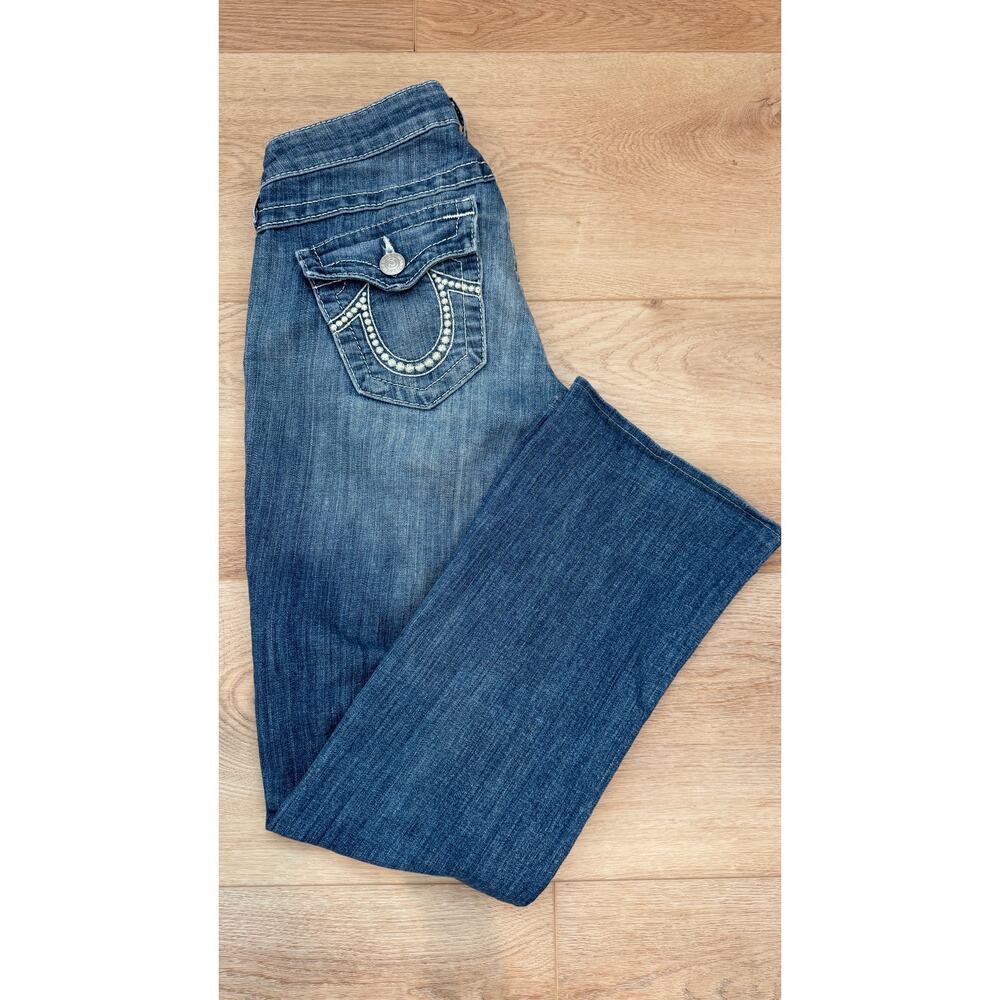 Vintage True Religion Billy Bootcut Jeans Horseshoe Pockets Size 26